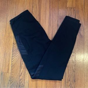 Old Navy Moto Detailed Black Leggings